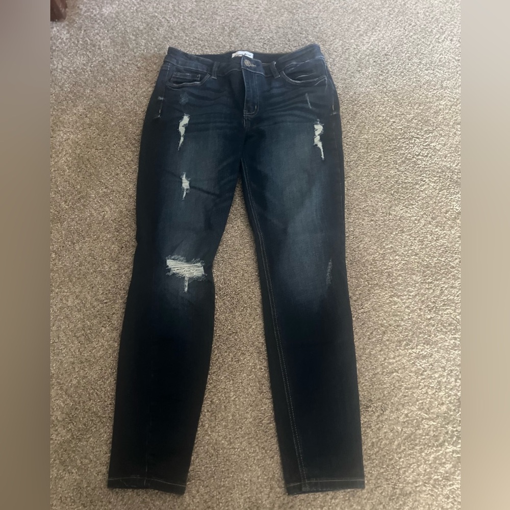 Studio Blue Distressed Jean